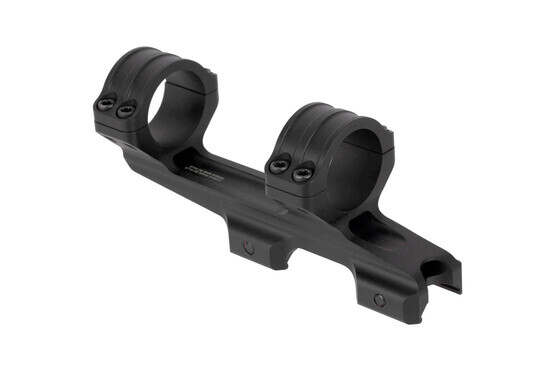 Daniel Defense cantilever 30mm scope mount has 4-screw top caps for secure scope mounting